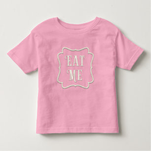 T-shirt Pour Les Tous Petits "Mange-moi" Wonderland Tea Party Lovable