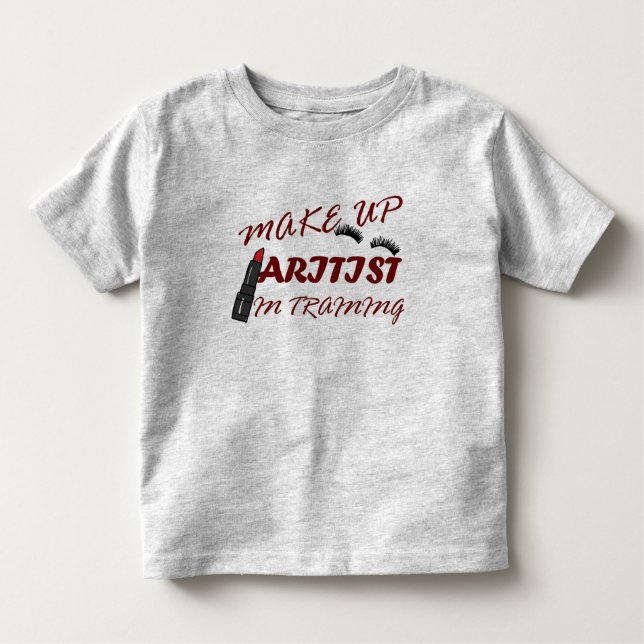 T-shirt Pour Les Tous Petits maquillage artistique en formation (Devant)