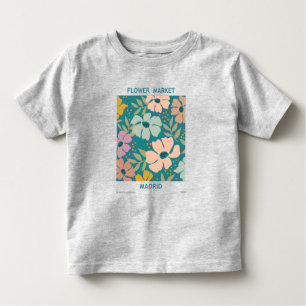 T-shirt Pour Les Tous Petits Marché aux fleurs Madrid Imprimer