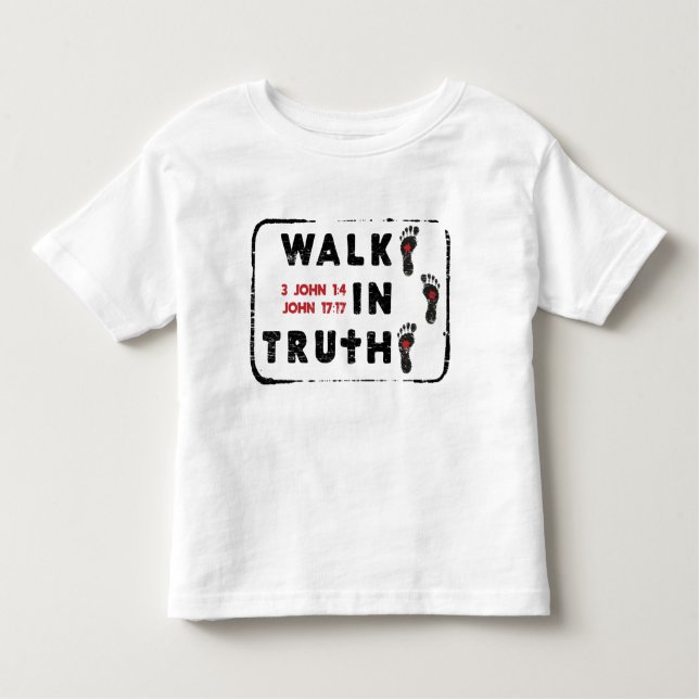 T-shirt Pour Les Tous Petits Marcher dans la vérité (Devant)