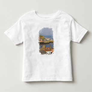 T-shirt Pour Les Tous Petits Marches menant au port, Whitby, Nord
