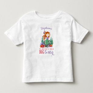 T-shirt Pour Les Tous Petits Mare Sirène Big Soeur
