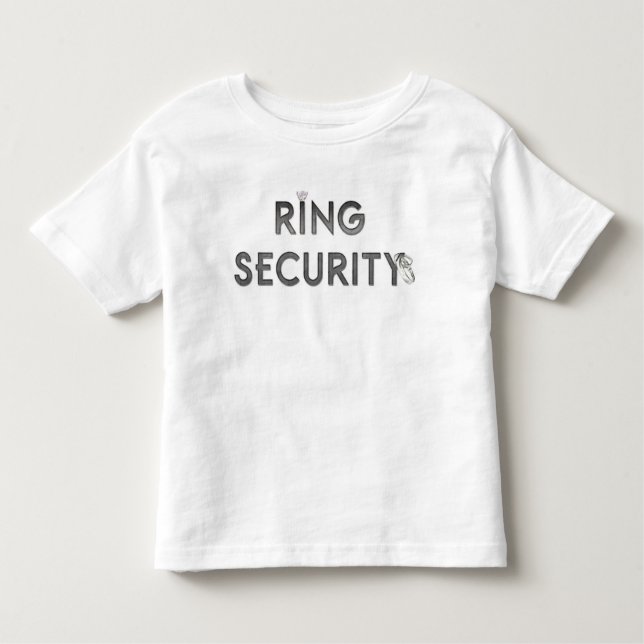 T-shirt Pour Les Tous Petits Mariage "SÉCURITÉ DE BORD" (Devant)