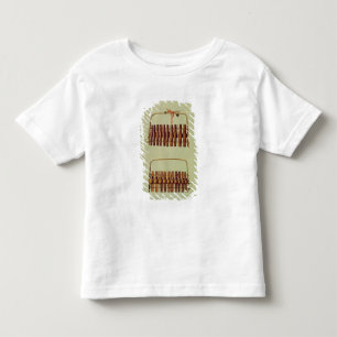 T-shirt Pour Les Tous Petits Marimba, avant et vues arrières, sud-africains, d