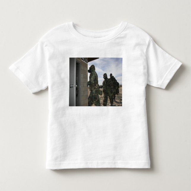 T-shirt Pour Les Tous Petits Marines et navigateurs dans la chambre à gaz (Devant)