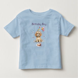 T-shirt Pour Les Tous Petits Marionnette mignonne avec Casquette de fête Annive