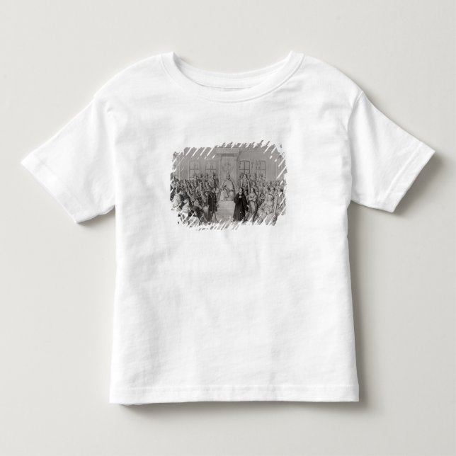 T-shirt Pour Les Tous Petits Martin Luther devant Charles V (Devant)