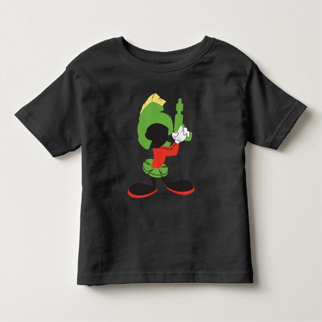 T-shirt Pour Les Tous Petits MARVIN MARTIAN™ Silhouette avec Raygun (Devant)