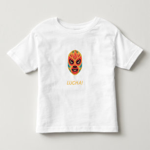 T-shirt Pour Les Tous Petits Masque de dessin animé Lucha Libre Culture mexicai
