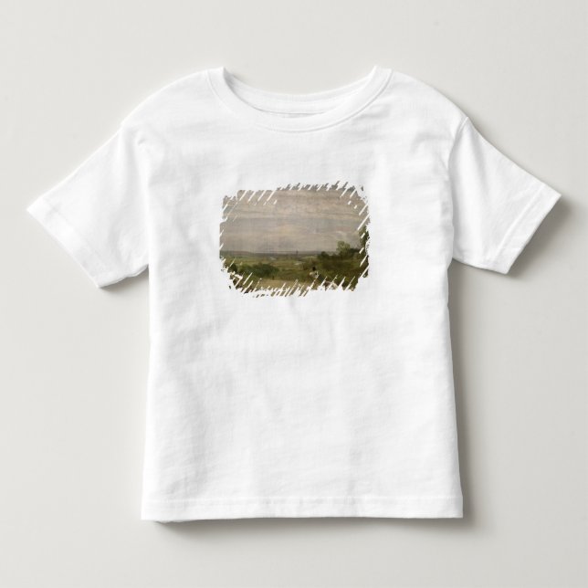 T-shirt Pour Les Tous Petits Matin d'été de John Constable | : Dedham de Langh (Devant)
