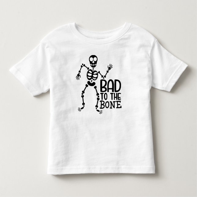 T-shirt Pour Les Tous Petits Mauvais pour l'os (Devant)