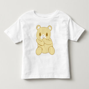 T-shirt Pour Les Tous Petits Me serrer l'ours