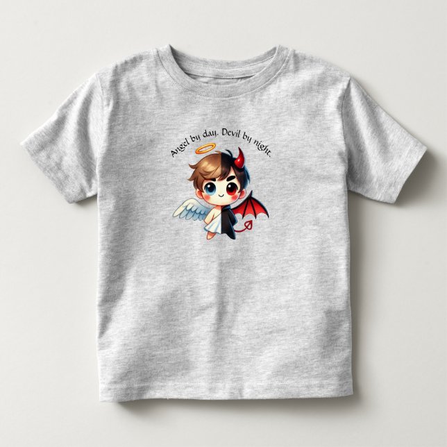 T-shirt Pour Les Tous Petits Méchant garçon (Devant)