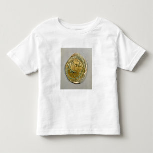 T-shirt Pour Les Tous Petits Médaillon dépeignant Jonas et la baleine, romain