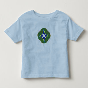 T-shirt Pour Les Tous Petits Médaillon Peacock
