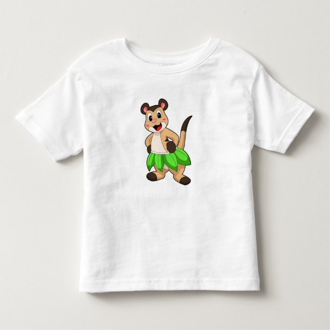 T-shirt Pour Les Tous Petits Meerkat à Ballet Dance (Devant)