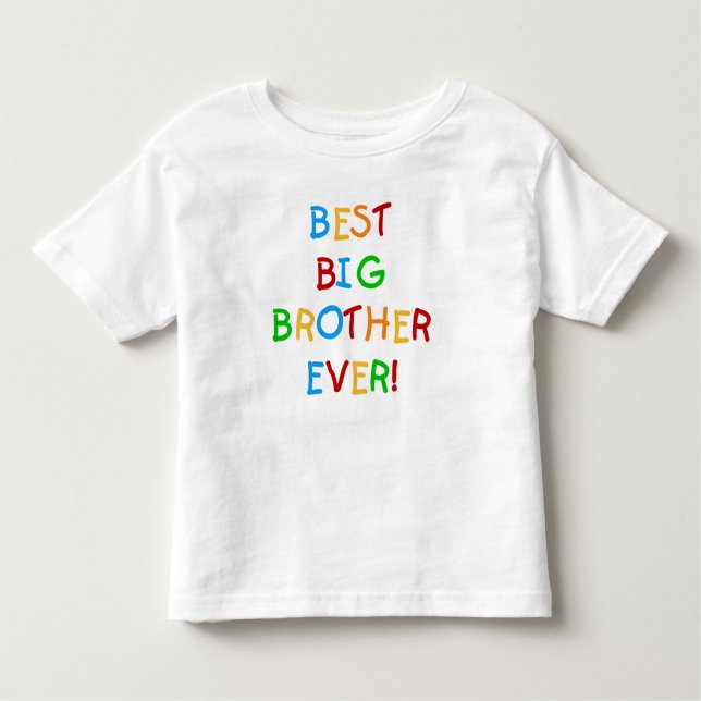 T-shirt Pour Les Tous Petits Meilleur Grand Frère (Devant)