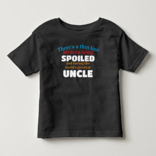 T-shirt Pour Les Tous Petits meilleur oncle du monde vs bébé gâté