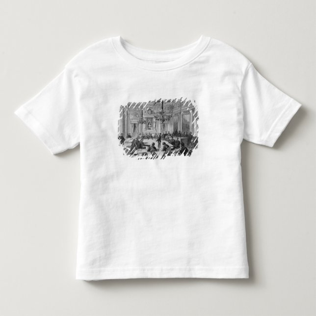 T-shirt Pour Les Tous Petits Membres de la commune en session (Devant)
