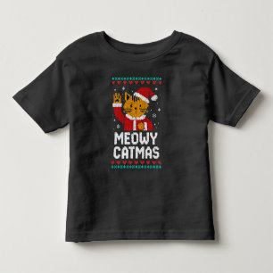 T-shirt Pour Les Tous Petits Meowy Catmas