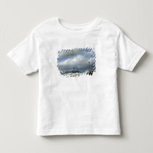 T-shirt Pour Les Tous Petits Mer agitée par temps orageux, 1846
