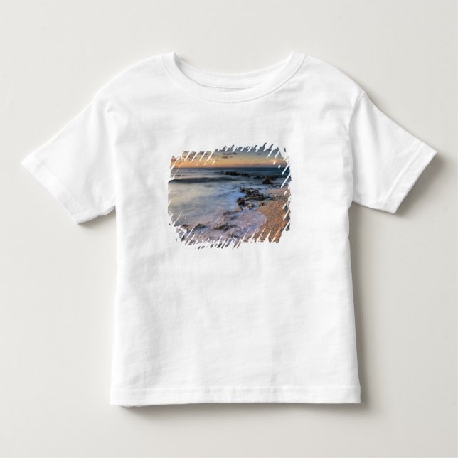 T-shirt Pour Les Tous Petits Mer des Caraïbes, îles Caïmanes.  Foules écrasante (Devant)
