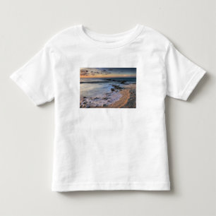 T-shirt Pour Les Tous Petits Mer des Caraïbes, Îles Caïmans. Vagues déferlantes