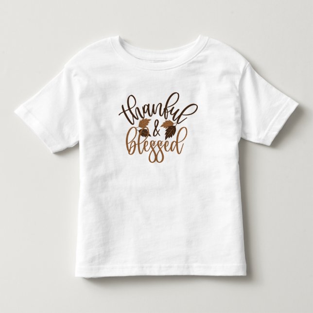 T-shirt Pour Les Tous Petits Merci et béni (Devant)