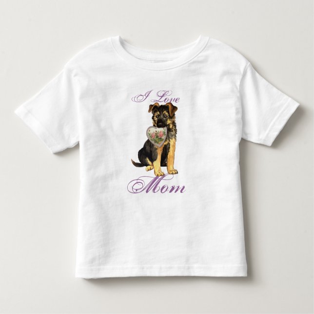 T-shirt Pour Les Tous Petits Mère cardiaque GSD (Devant)