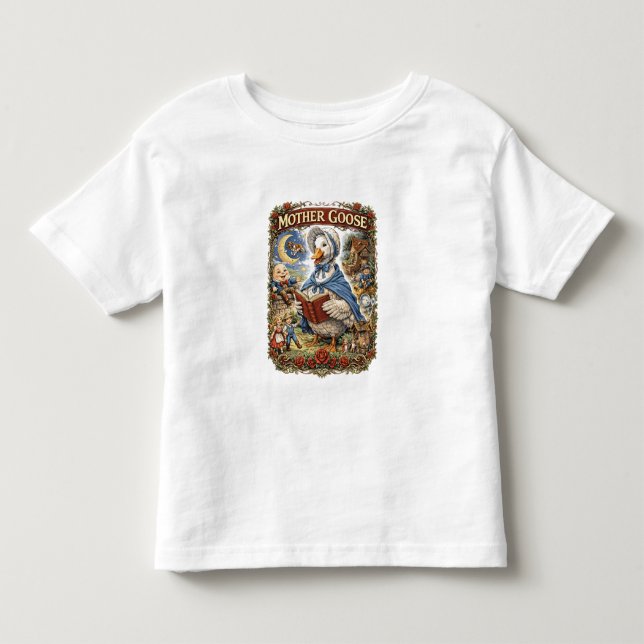 T-shirt Pour Les Tous Petits Mère l'Oie (Devant)