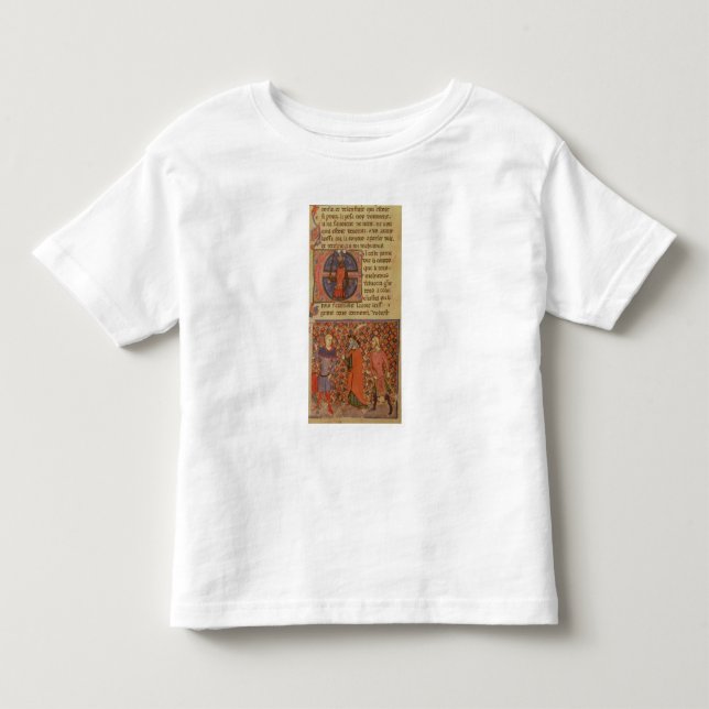 T-shirt Pour Les Tous Petits MERLIN tutoring Arthur (Devant)