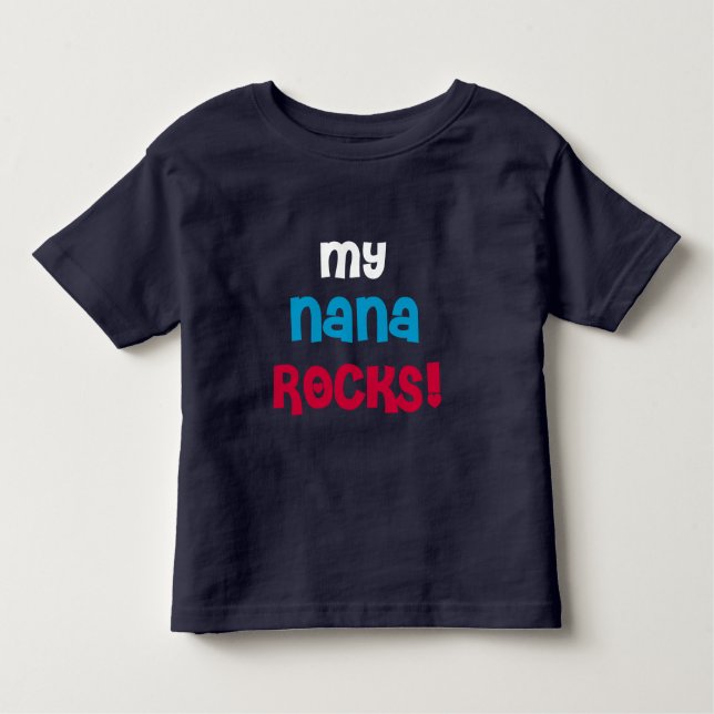 T-shirt Pour Les Tous Petits Mes roches de Nana (Devant)