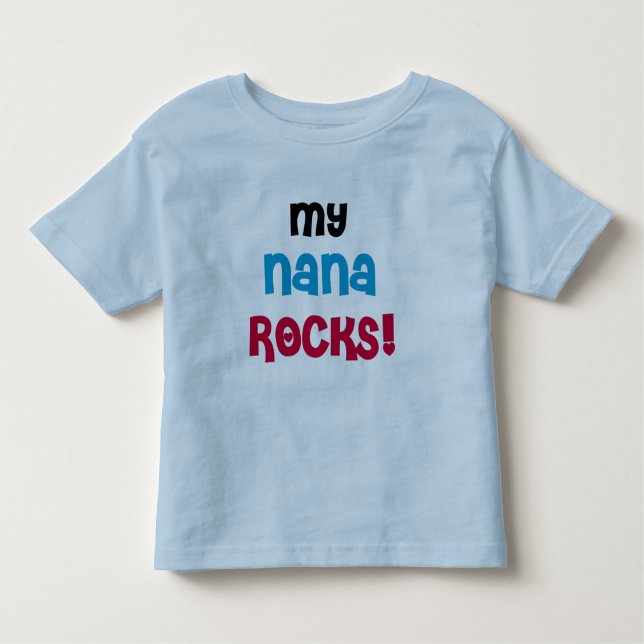 T-shirt Pour Les Tous Petits Mes roches de Nana (Devant)