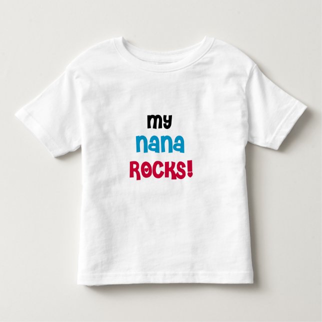 T-shirt Pour Les Tous Petits Mes roches de Nana (Devant)