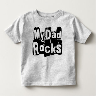 T-shirt Pour Les Tous Petits Mes roches de papa