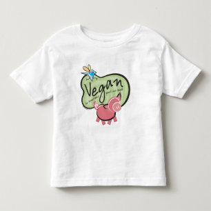 T-shirt Pour Les Tous Petits Message Cute Vegan