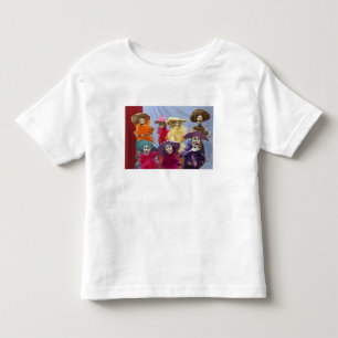T-shirt Pour Les Tous Petits Mexique. Catrinas squelettiques, figures célébra