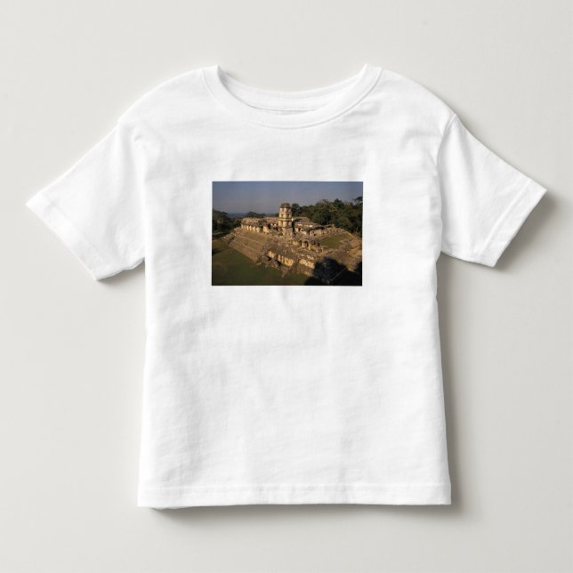 T-shirt Pour Les Tous Petits Mexique, province du Chiapas, Palenque, Le Palais (Devant)