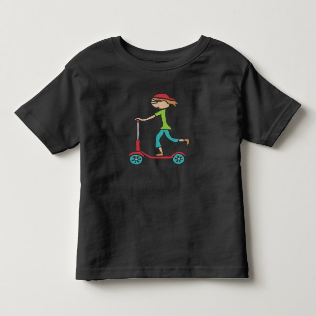 T-shirt Pour Les Tous Petits Micro Scooter (Devant)