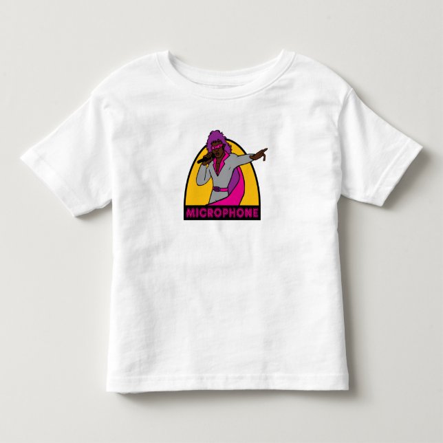 T-shirt Pour Les Tous Petits Microphone - enfant en bas âge (Devant)