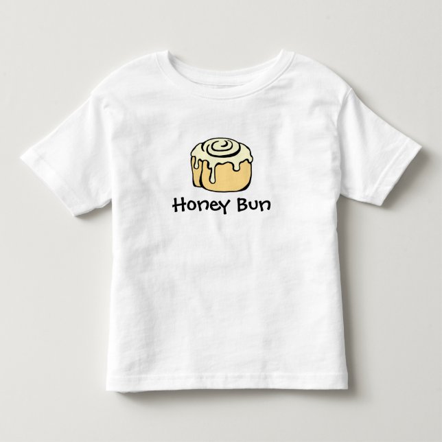 T-shirt Pour Les Tous Petits Miel Bun garçon ou fille Drôle Mignonne Simple Mod (Devant)