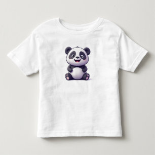 T-shirt Pour Les Tous Petits Mignon bébé panda de dessin animé