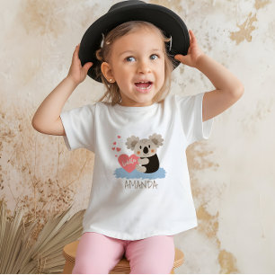 T-shirt Pour Les Tous Petits Mignon Koala Câlins ID386