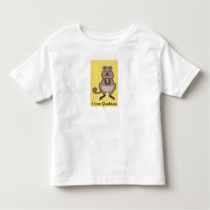 T-shirt Pour Les Tous Petits Mignonne - J'aime QUOKKAS - Australie - Nature
