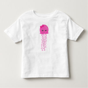 T-shirt Pour Les Tous Petits Mignonne méduse, Petite méduse, méduse rose