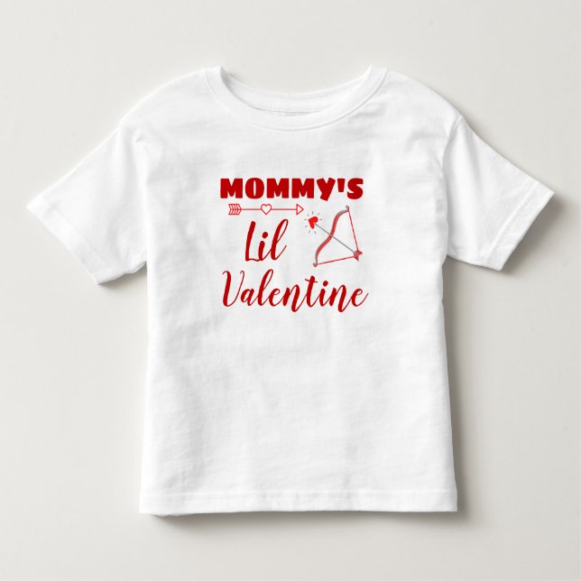 T-shirt Pour Les Tous Petits mignonne valentine's day la petite valentine de ma (Devant)