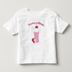 T-shirt Pour Les Tous Petits Milkshake de fraise