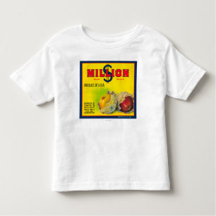 T-shirt Pour Les Tous Petits Million de dollar Apple marquent - Walla Walla, WA