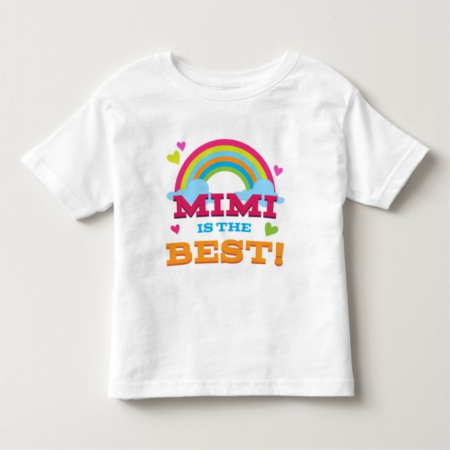 T-shirt Pour Les Tous Petits Mimi est le meilleur (Devant)