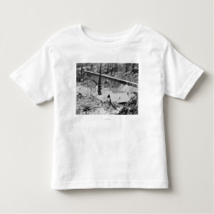 T-shirt Pour Les Tous Petits Mine d'or de Dewey sur la montagne de tonnerre,